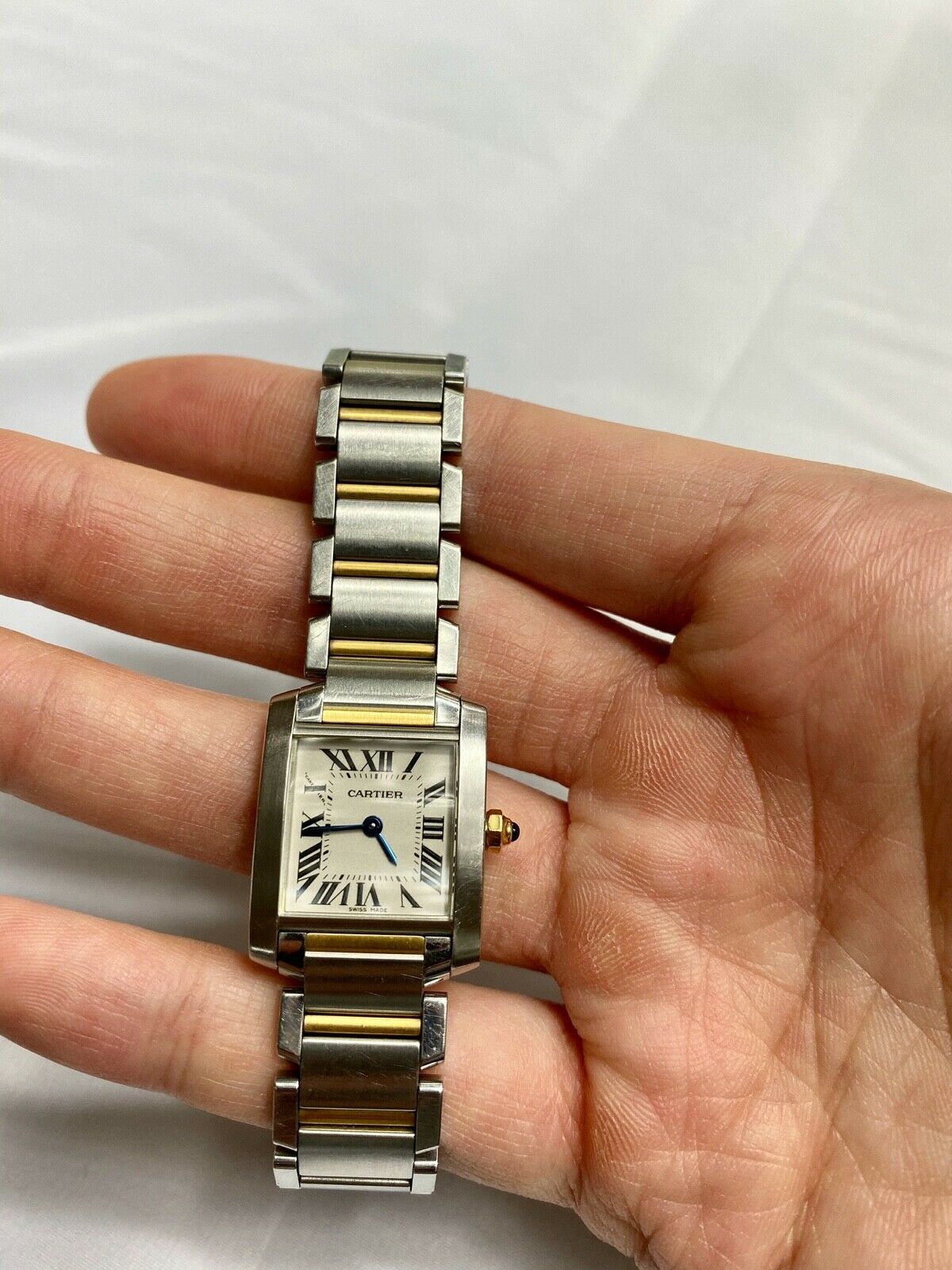 CARTIER TANK FRANCAISE 18K TWO TONE AND 