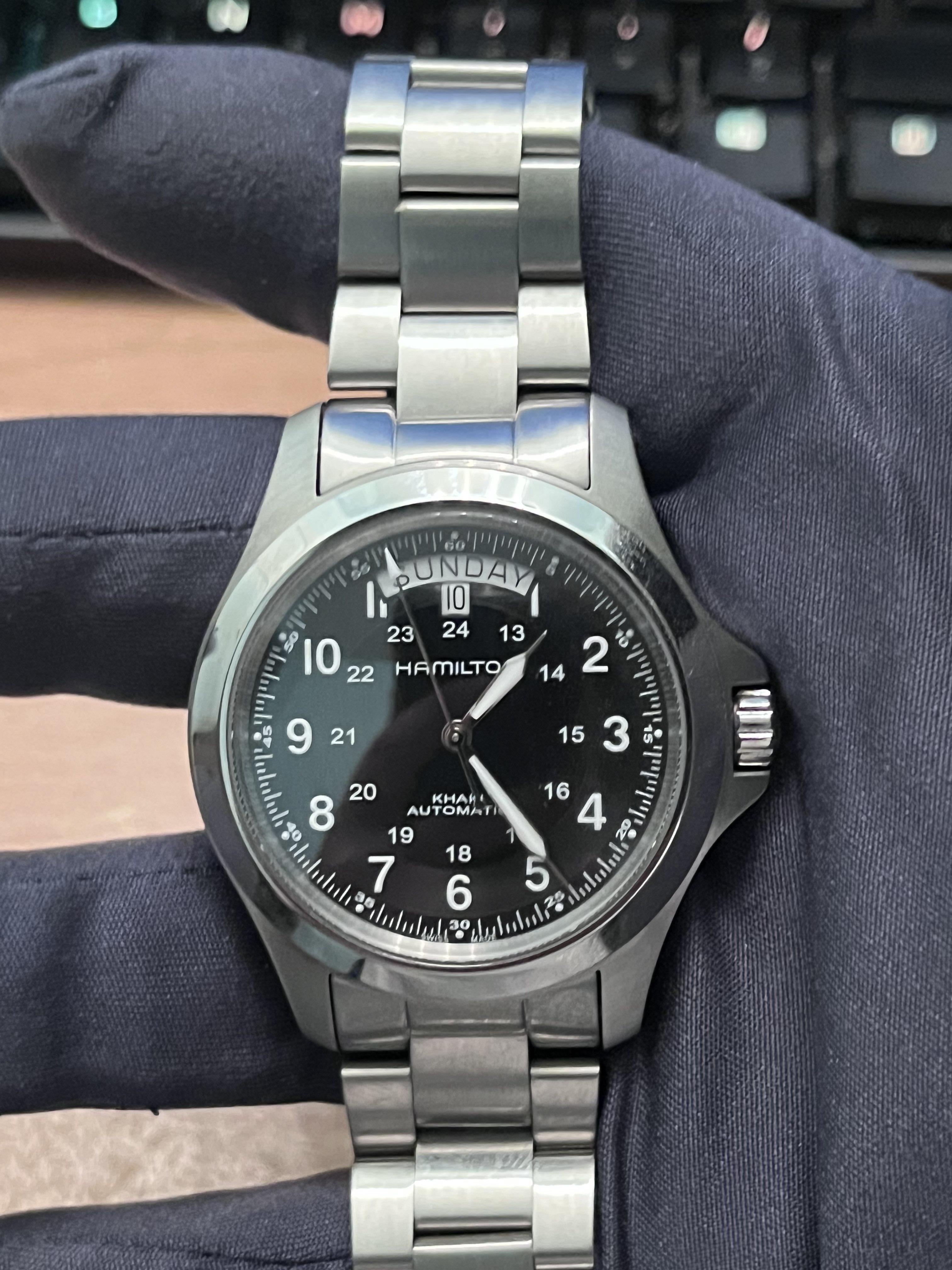 Hamilton khaki king online bracelet