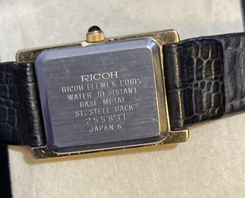 RICOH ELEMEX TERRA クォーツ腕時計  A1935 50th Anniversary Ricoh Elemex Quartz J-505-554-01 Sterling