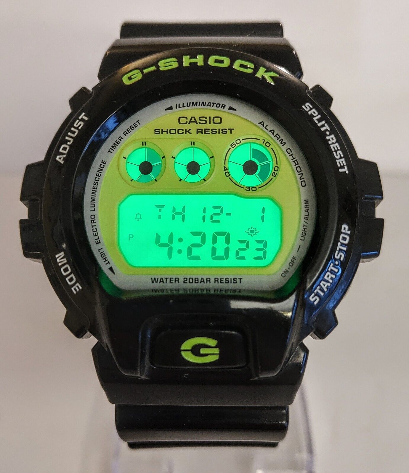 Casio G-Shock DW-6900CS-1 Limited Edition Black & Neon Green