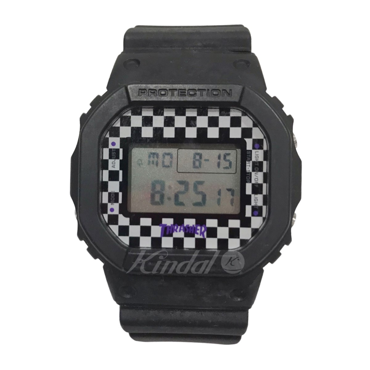 Used] CASIO G-SHOCK x THRASHER Watch DW-5600VT Black [250822