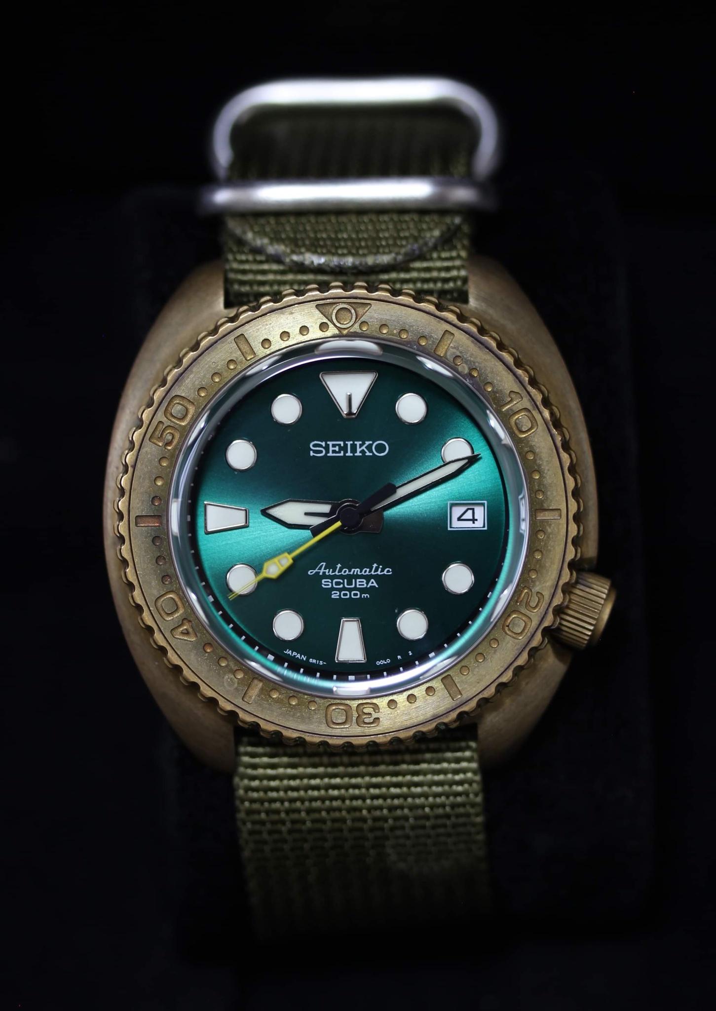 bronze seiko turtle