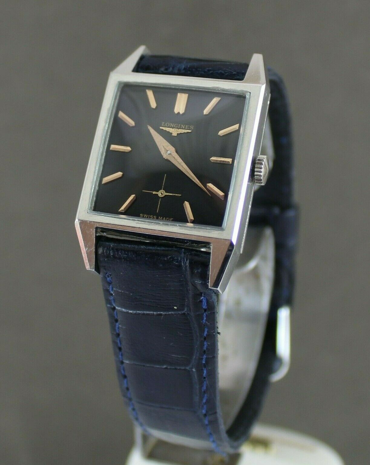 Antique LONGINES Square Shaped Watch. Caliber 23Z. Circa 1940 s