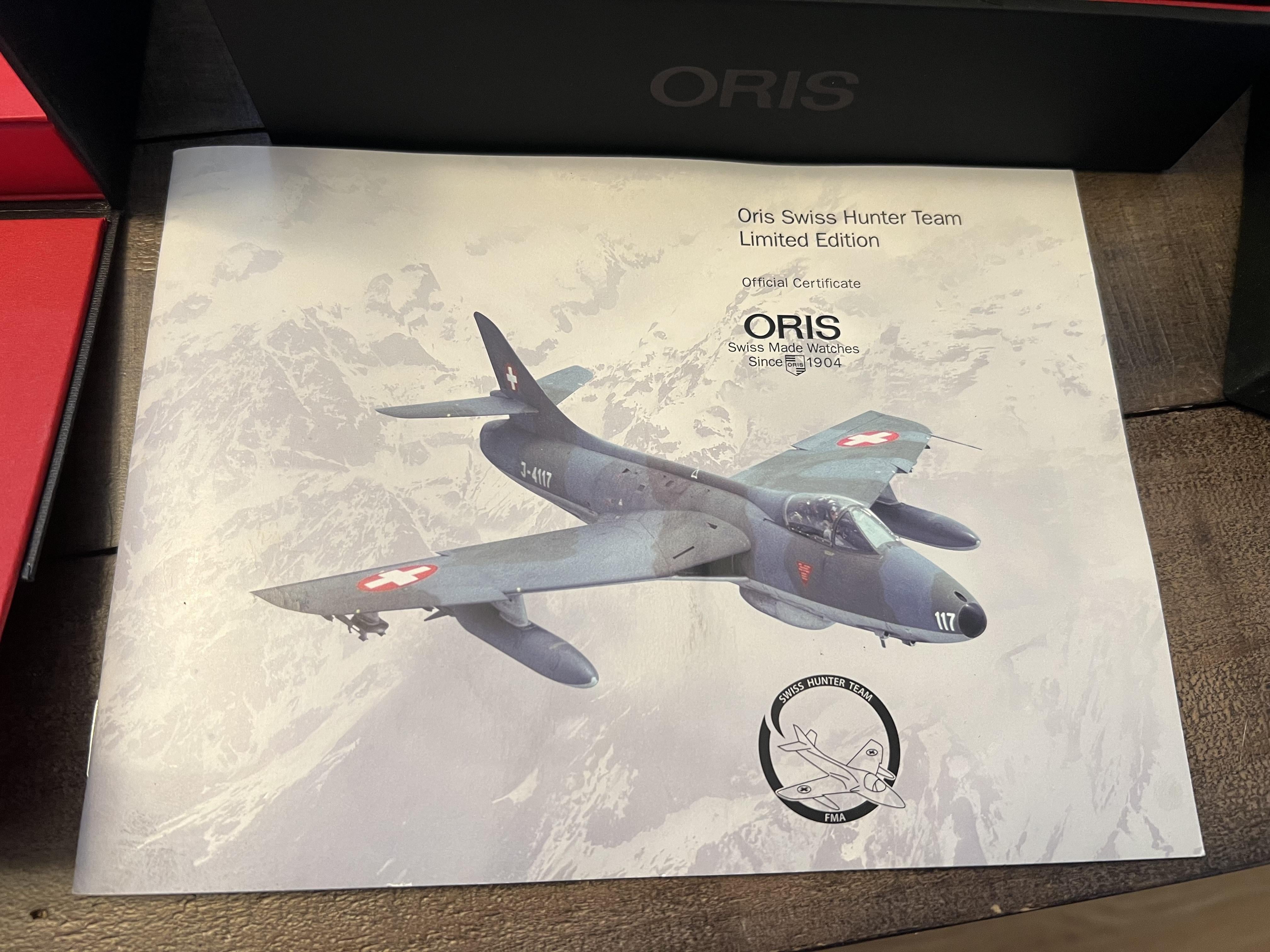 WTS Oris Swiss Hunter Team Limited Edition WatchCharts Marketplace