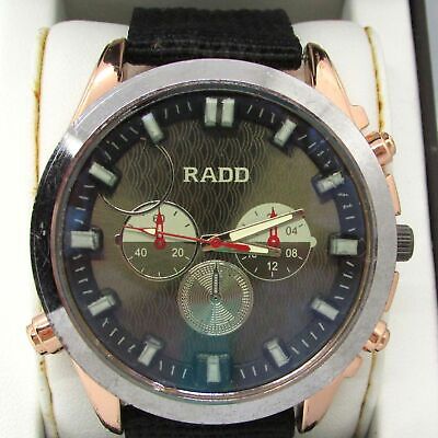 Buy Radd Centrix Jubile Black Dial Quartz Gold Stainless Steel Men's Wrist  Watch Online at desertcartINDIA