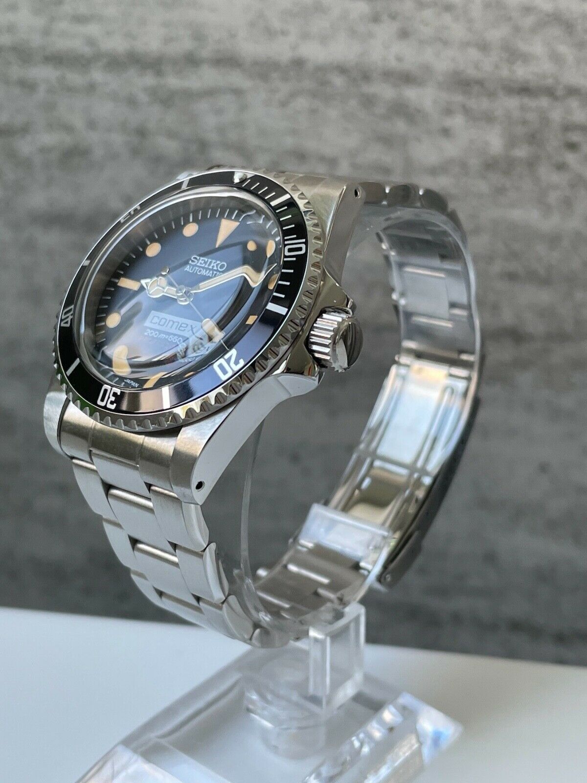 Vintage style Comex Seiko Submariner mod acrylic dome crystal NH35 dive  watch | WatchCharts