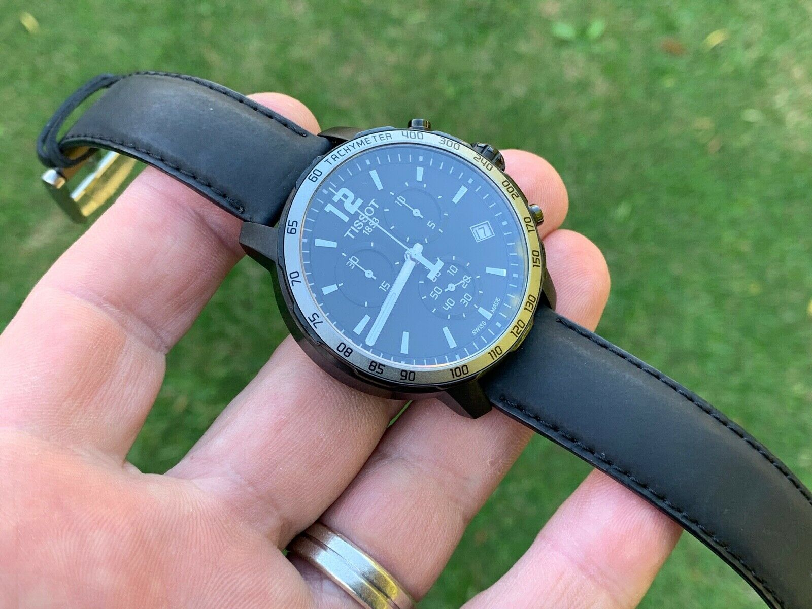 Tissot quickster clearance chronograph blue