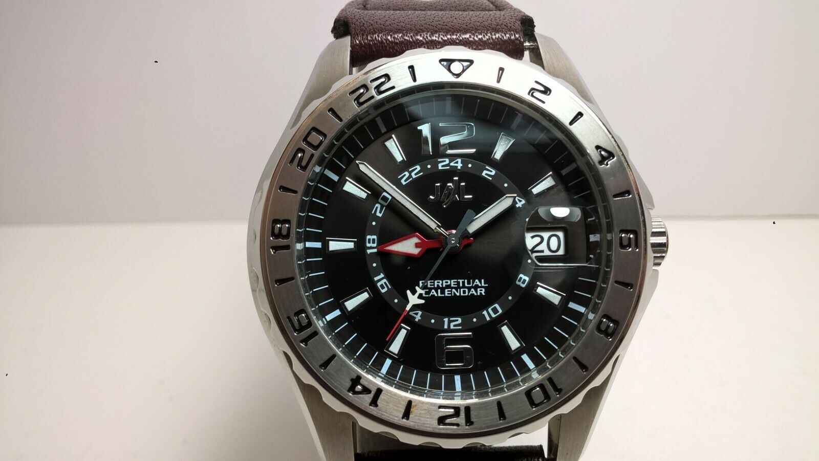 Rare JAL Japan Airlines Seiko T1861-0010 VF56=8F56 Perpetual GMT