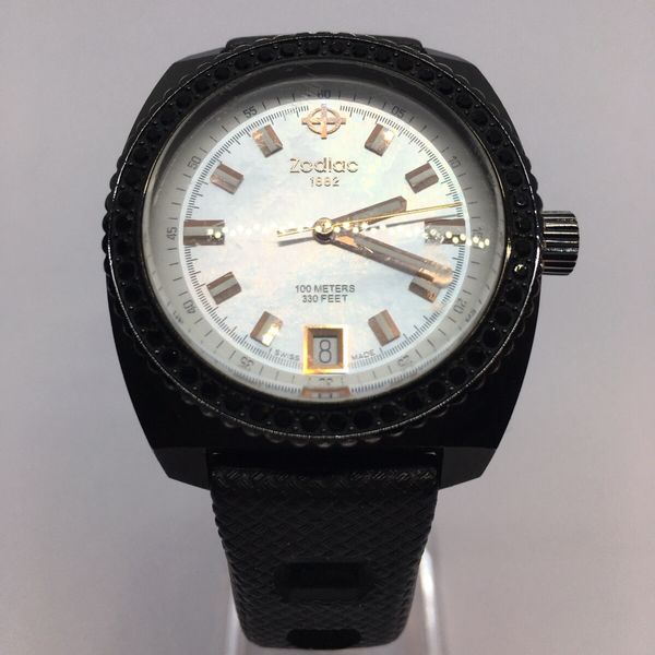 Zodiac Sea Dragon 1882 Mother of Pearl MOP SeaDragon Watch ZO2904