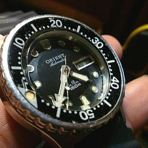 Orient 38mm diver sale