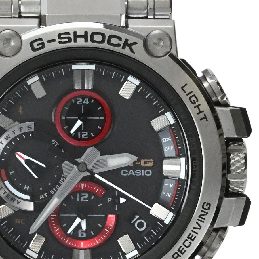 Casio Casio Mtg B1000d 1ajf G Shock Mt G Solar Radio Silver Resin Stainless Steel Watch Free Shipping Used Watchcharts