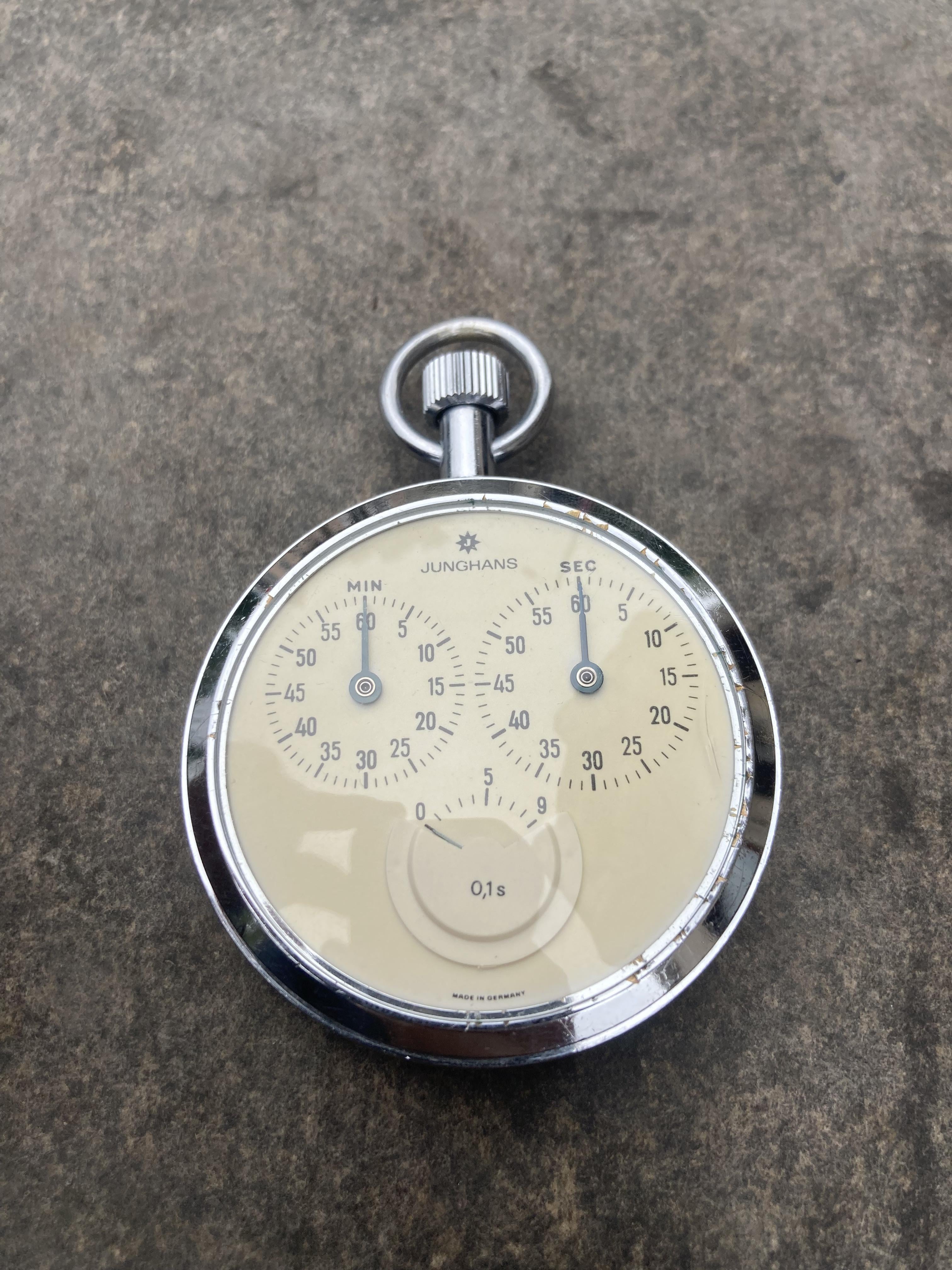 WTS EU Vintage Junghans 1 10 Seconds Stopwatch Hand wound 115