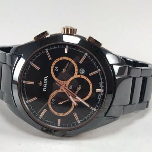 専用RADO メンズ黒革新古品　シリアルナンバー有りメンテナンス要　取引き中 Rado Men's Quartz Watch | Swiss Made | 668 0961 | Working