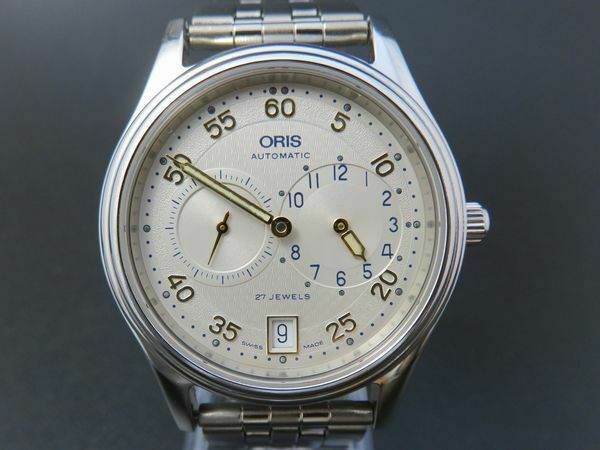 ORIS Automatic Watch 7473 649 Date Small Seconds 27 JEWELS