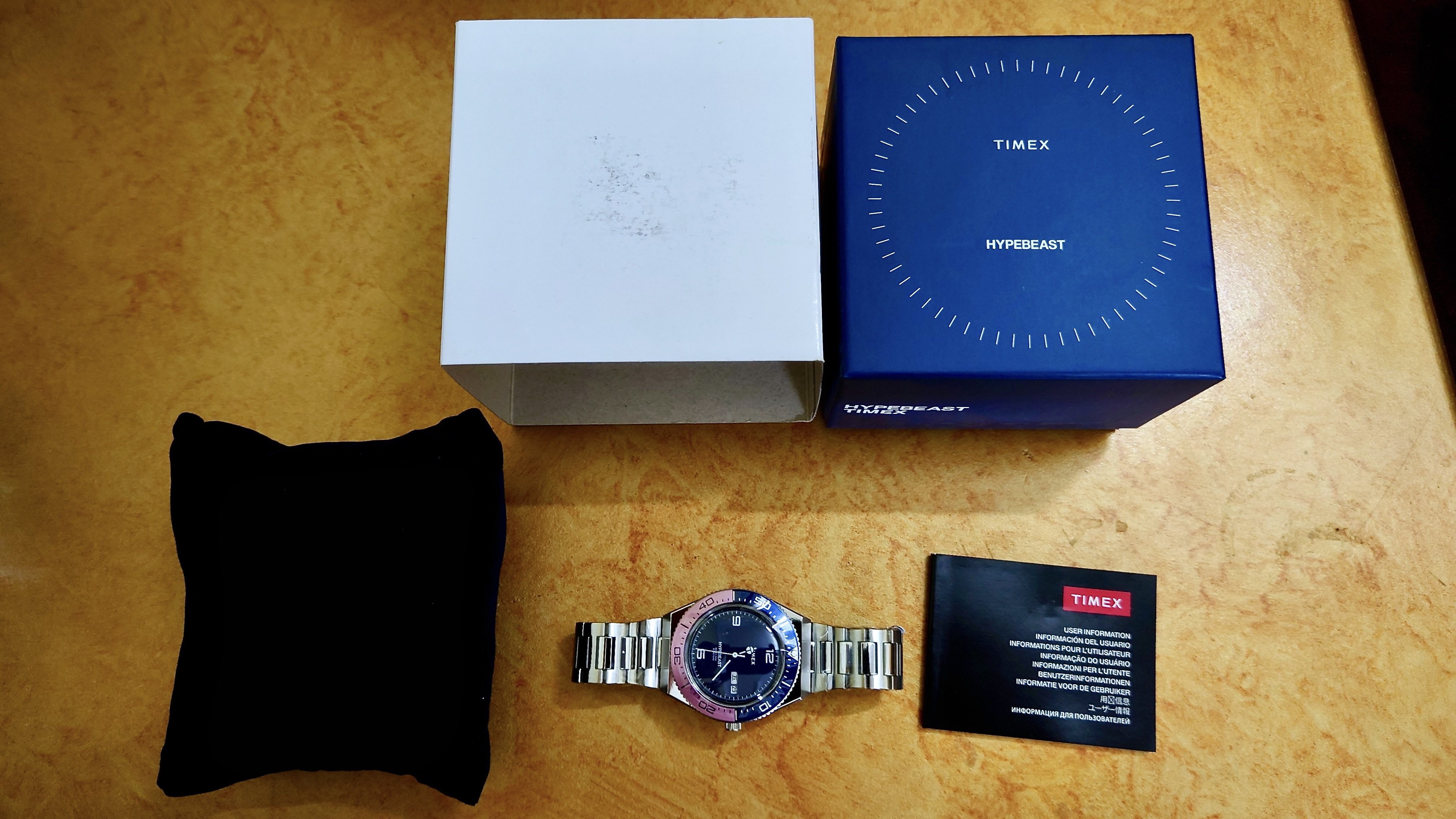 TIMEX X HYPEBEAST M79 “FUCHSIA” AUTOMATIC (Blue) | WatchCharts