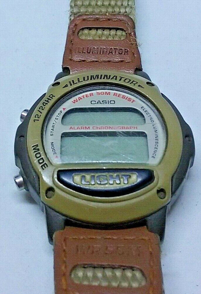 casio alarm chrono water resist 50m