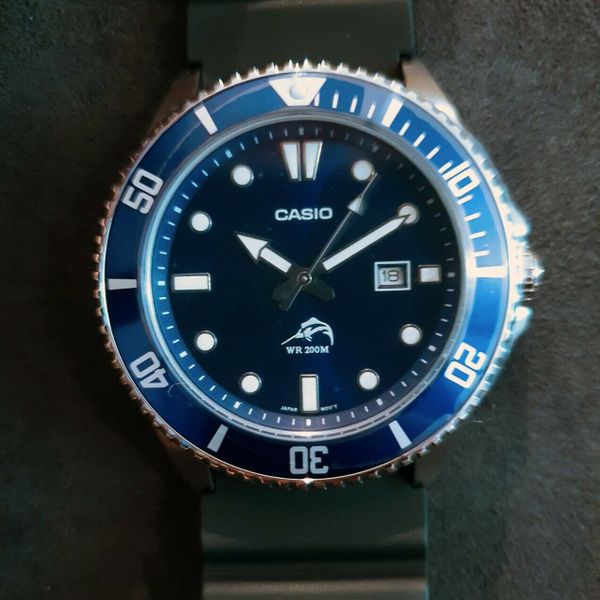 Casio Duro MDV106 Blue + Watch Gecko Strap WatchCharts