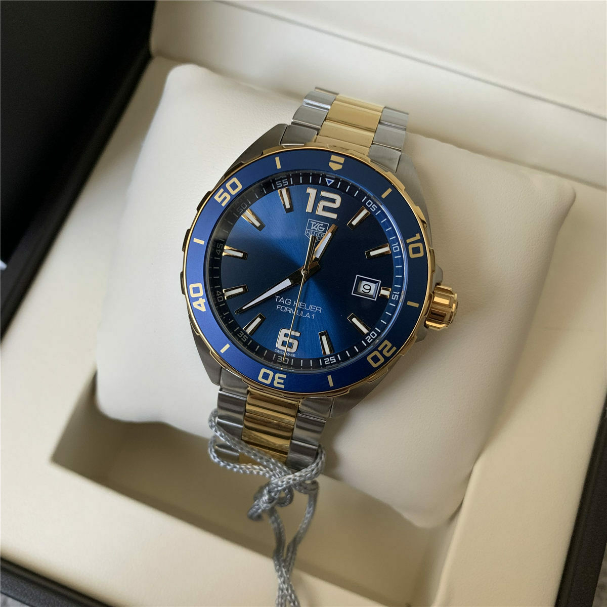 tag heuer formula 1 blue and gold