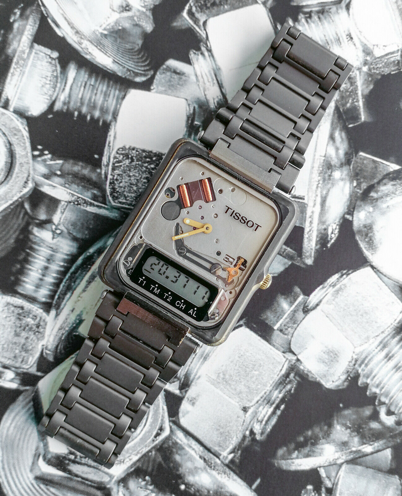 TISSOT TWO TIMER クォーツ腕時計 A2378 Tissot Two Timer