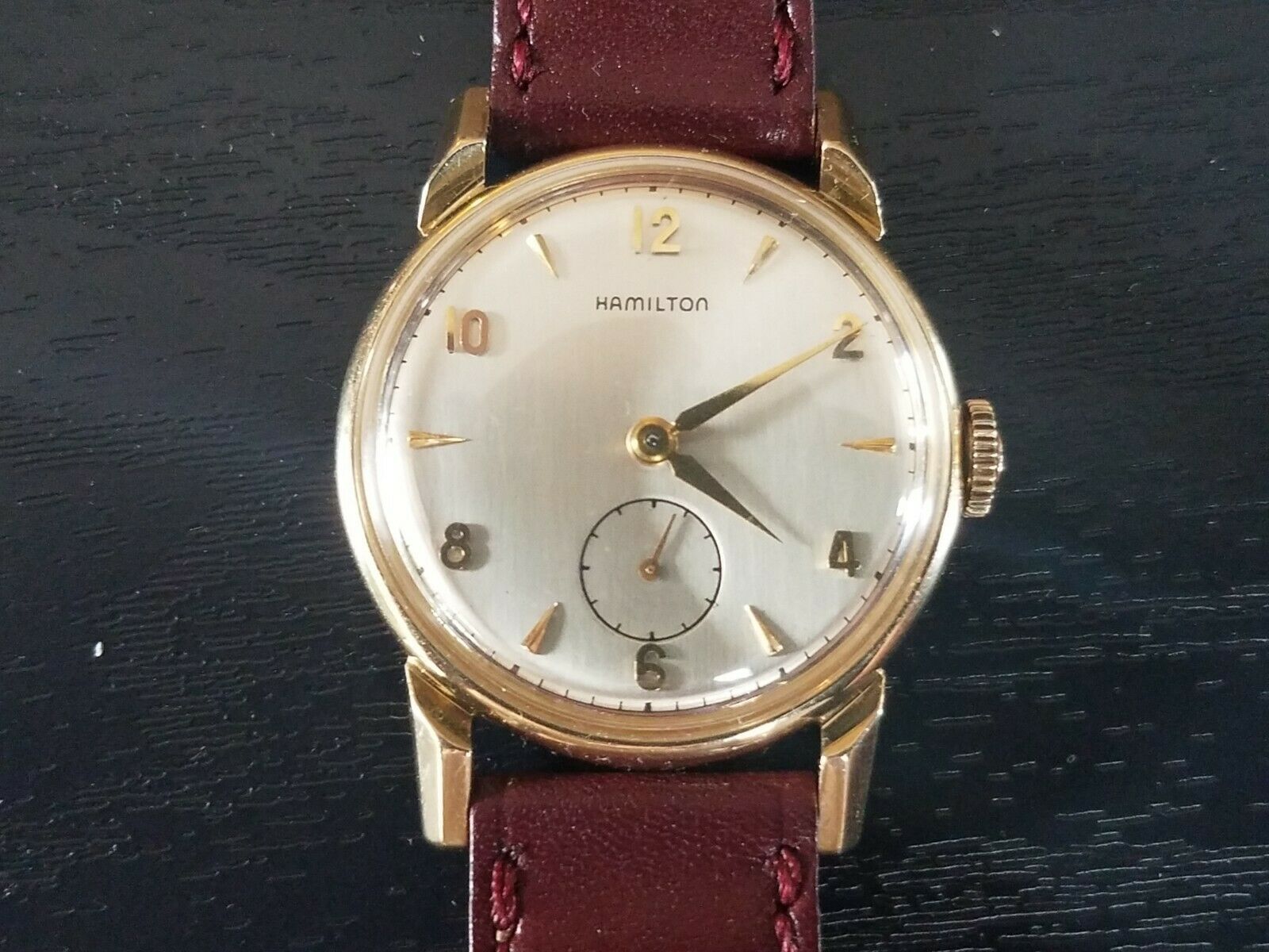 VINTAGE HAMILTON MENS WATCH 14K GOLD 747 MOVEMENT | WatchCharts