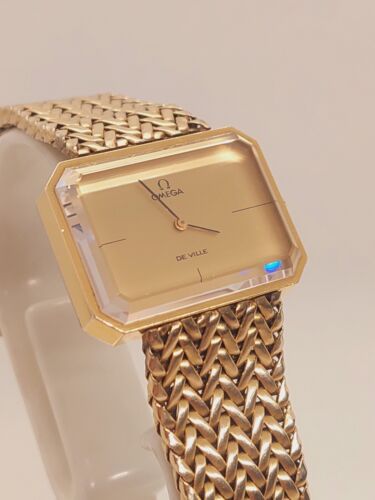 OMEGA オメガ De Ville デビル 511.448. 711.1805 スクエア ゴールド