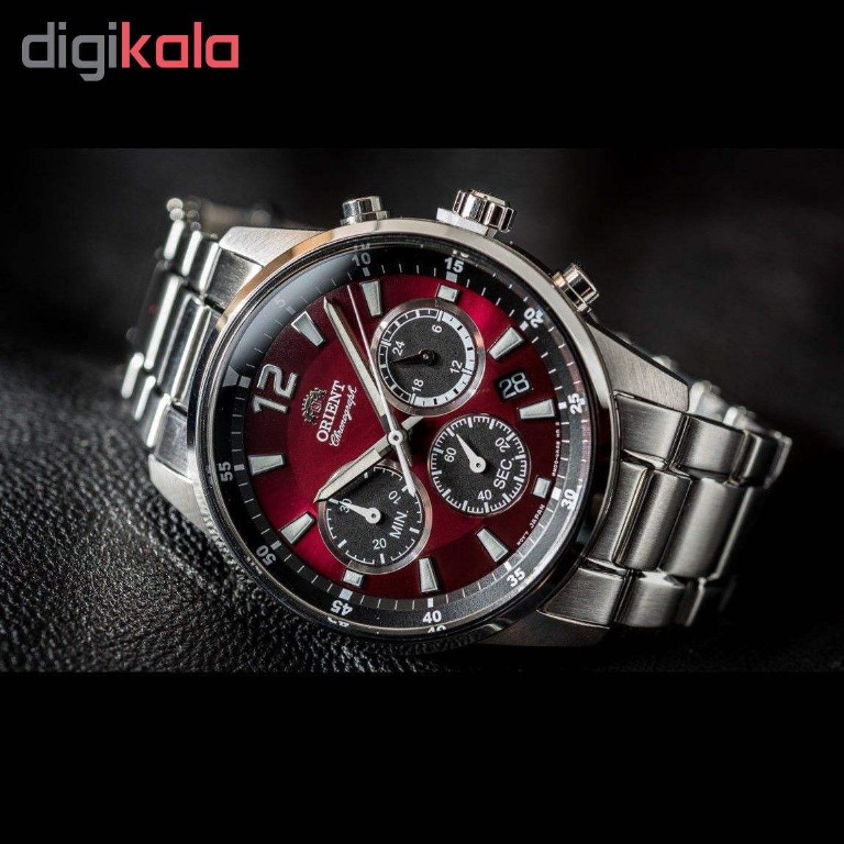 Orient watch red online dial