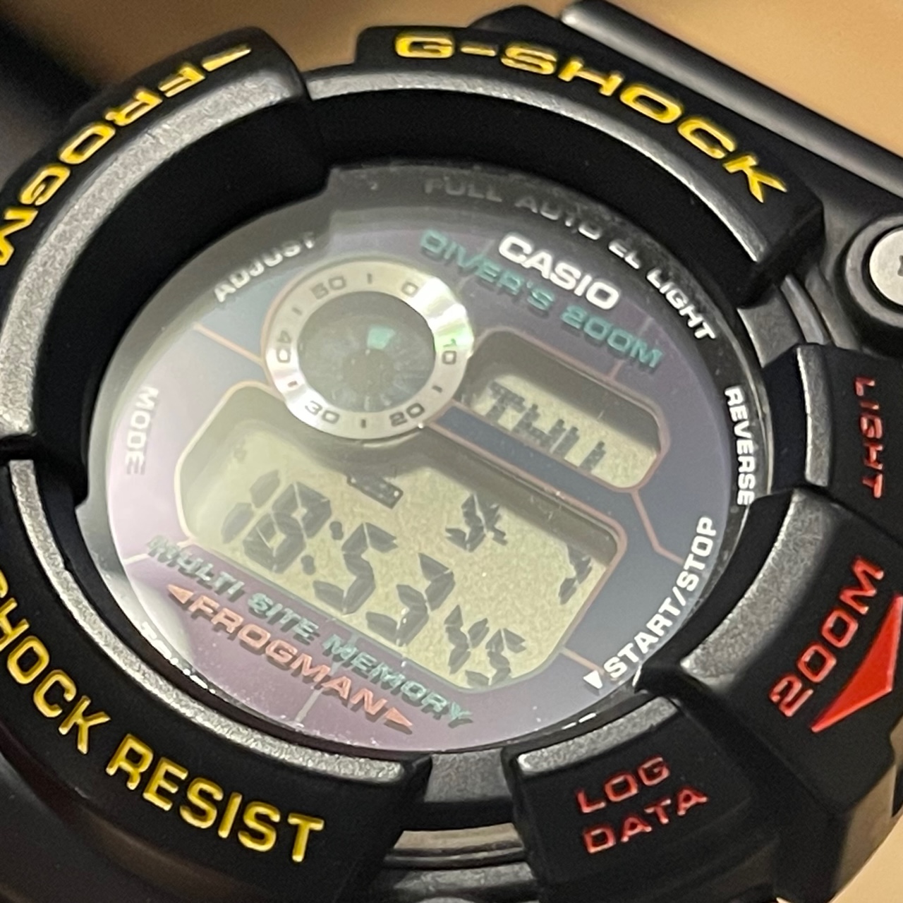 数量限定】 WCCS2000金蛙 DW-9902GWC-8JR FROGMAN 腕時計(デジタル