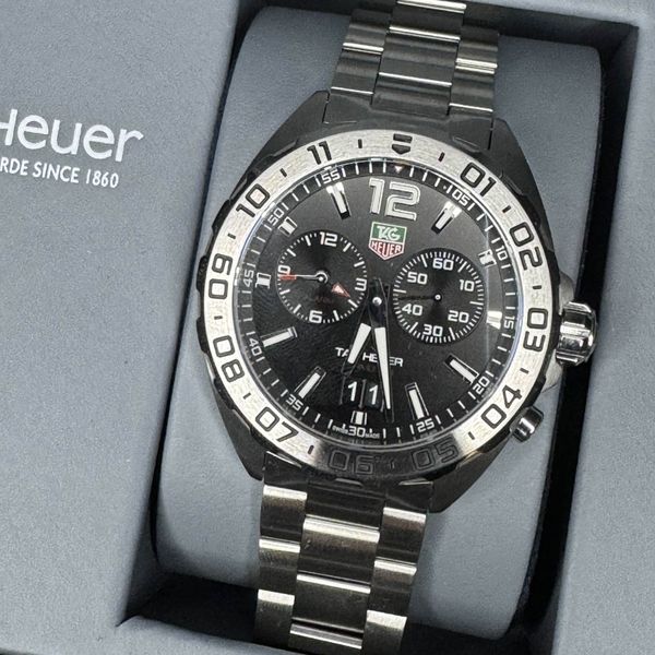 Range Bezel Color TAG Heuer Formula 1 Chronograph Quartz Watch Ref WAZ111A.BA0875 ...