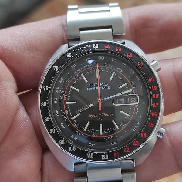 For Sale: Seiko 7017-6050 Speed Timer Eyeless Rally 1971 | WatchCharts