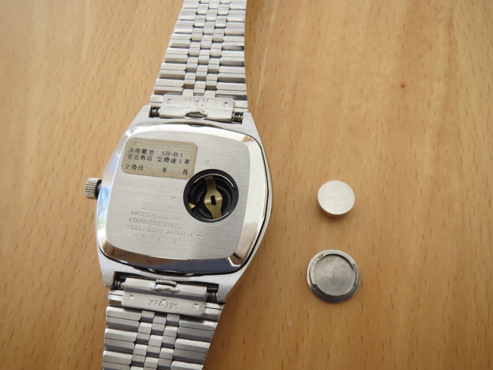 Orologio digitale Seiko 0533-5005 LCD vintage anni 70 raro vecchio
