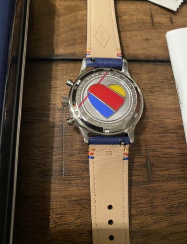 Southwest Airlines outlet 50th Anniversary Fossil Chronograph Watch BRAND-NEW