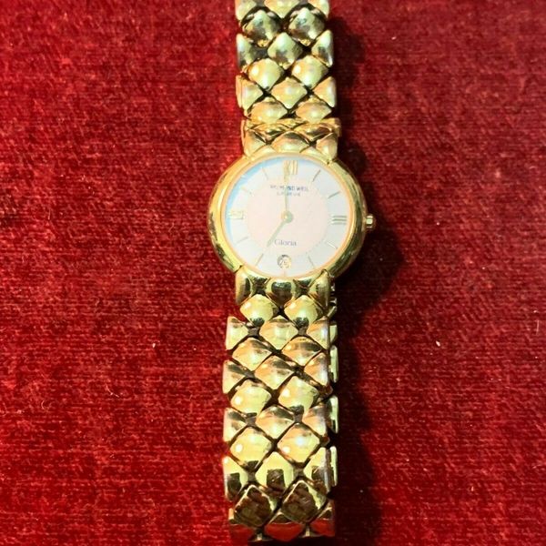 RAYMOND WEIL GENEVE GLORIA LADIES WATCH . NEW BATTERY FITTED .GOOD ...