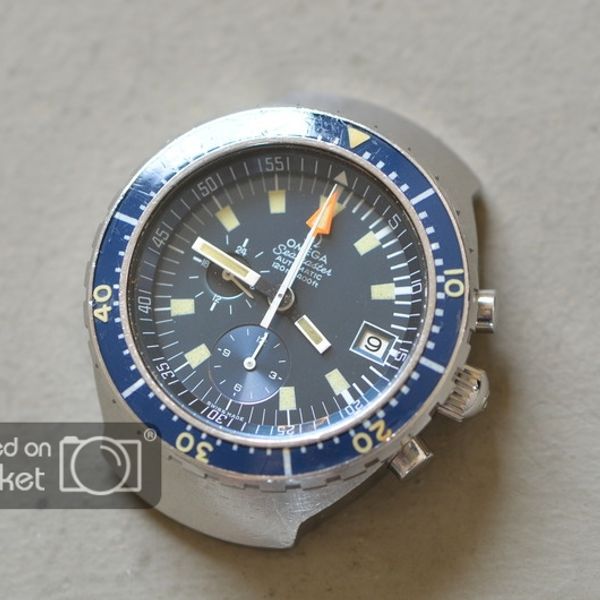 [SOLD] OMEGA BIG BLUE SM120 CHRONO WITH BOX, PAPERS! WatchCharts