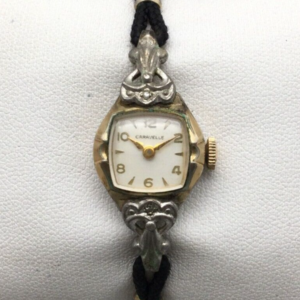 Montre Femme Vintage Caravelle 10K RGP - Occasion, Style Rétro, Montre Bracelet