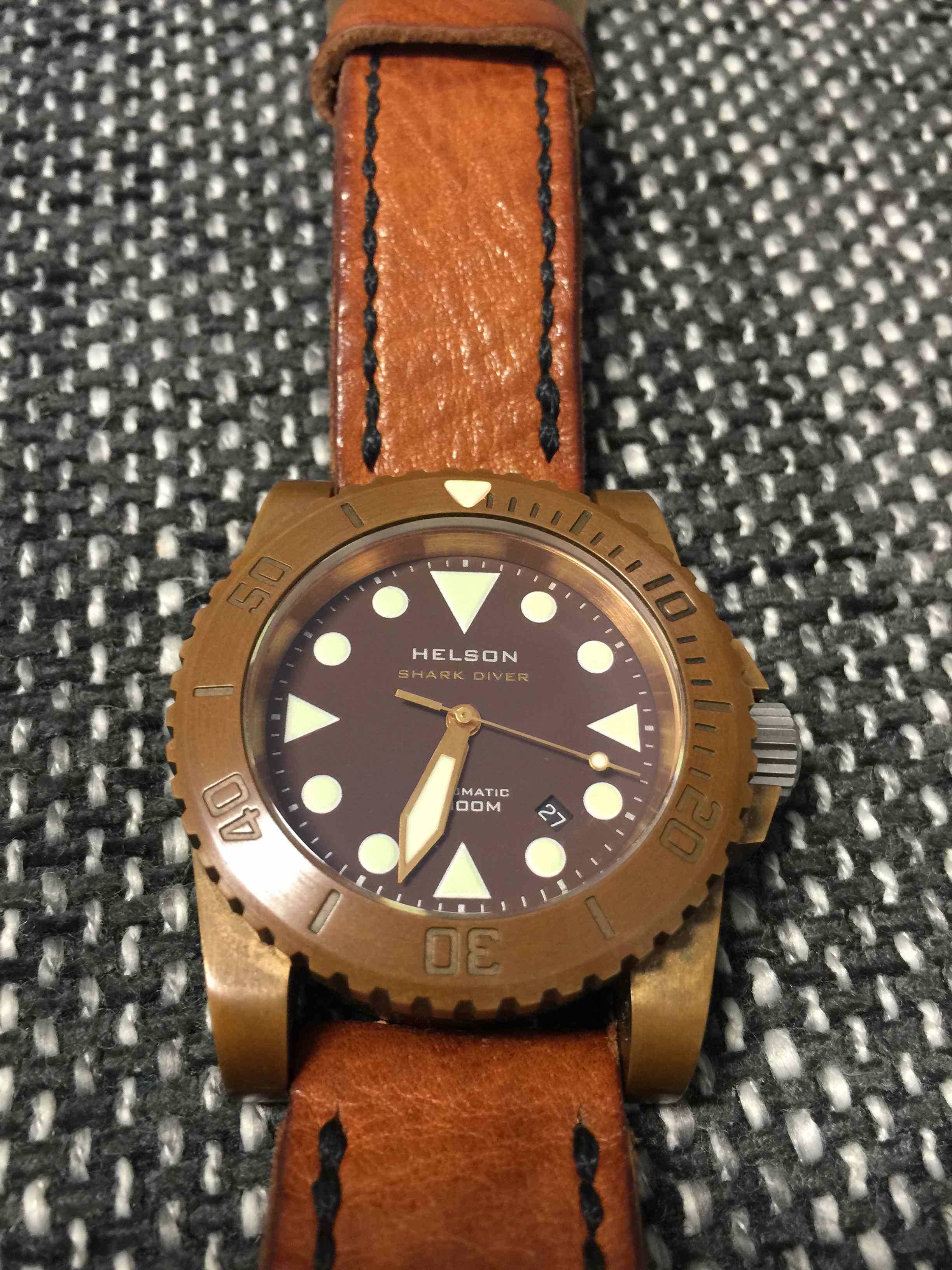 Helson shark sale diver bronze