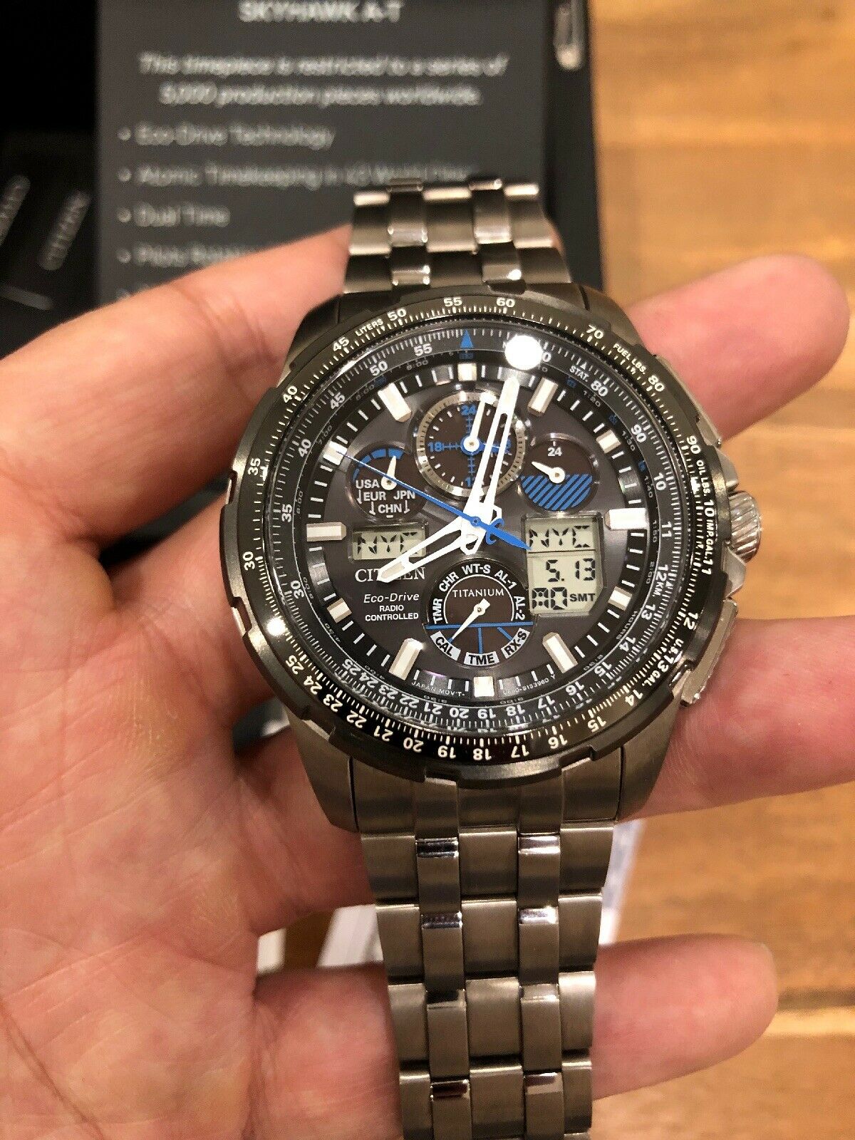 Citizen skyhawk titanium online limited edition