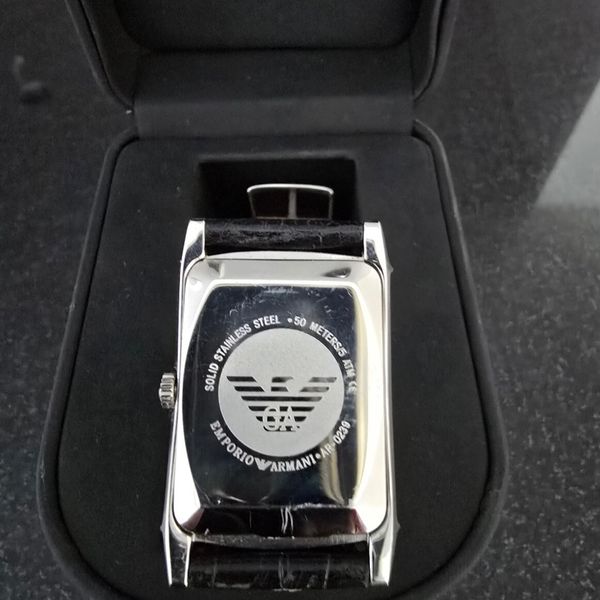 EMPORIO ARMANI MEN'S WATCH AR-0239 w/ORIGINAL BOX | WatchCharts Marketplace