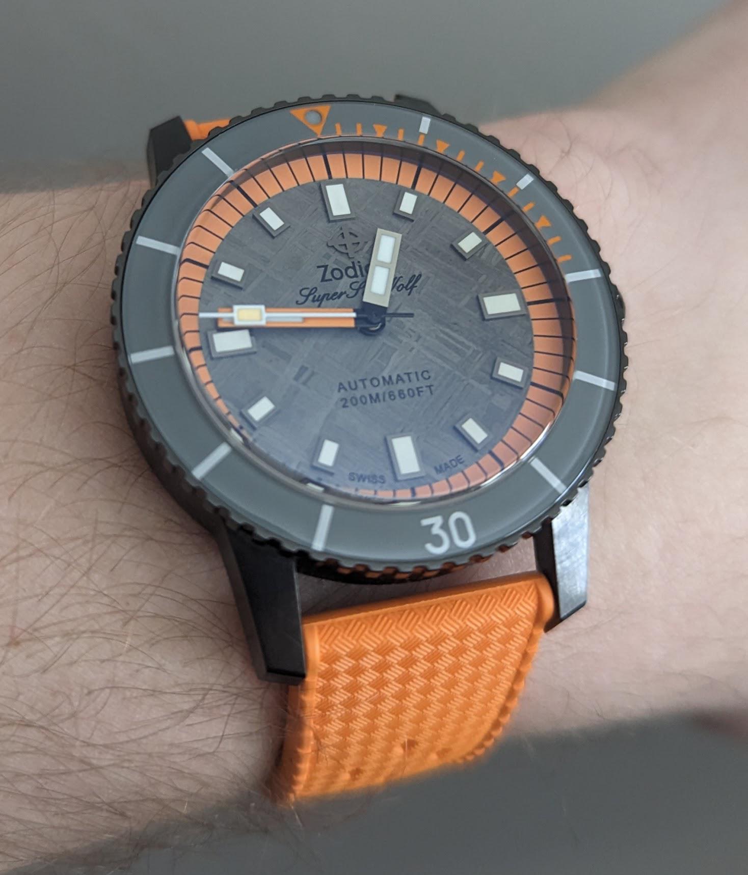 WTS] Zodiac Super Sea Wolf - Meteorite / Orange & Zodiac Orange