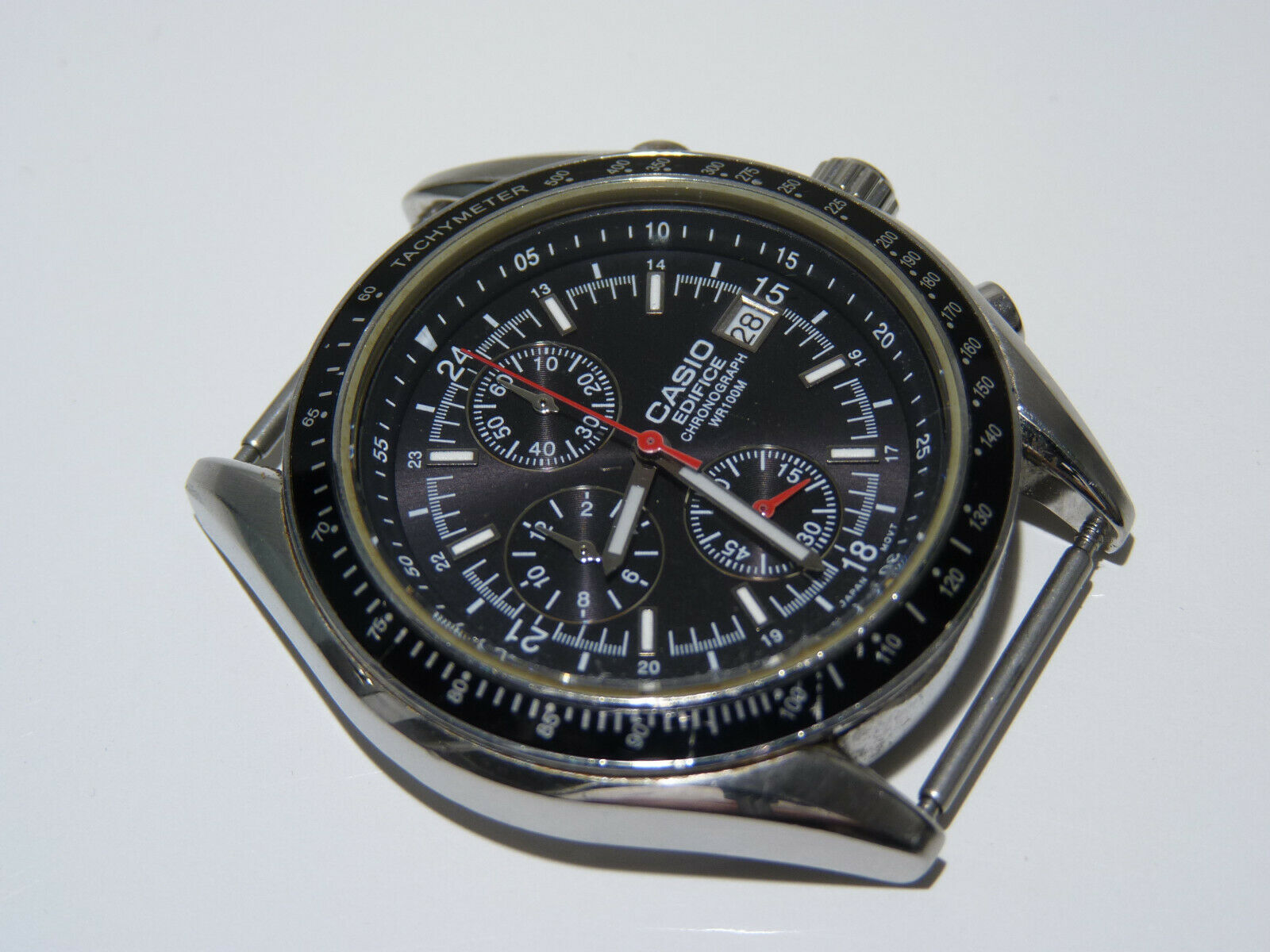 casio edifice chronograph wr100m ef 503