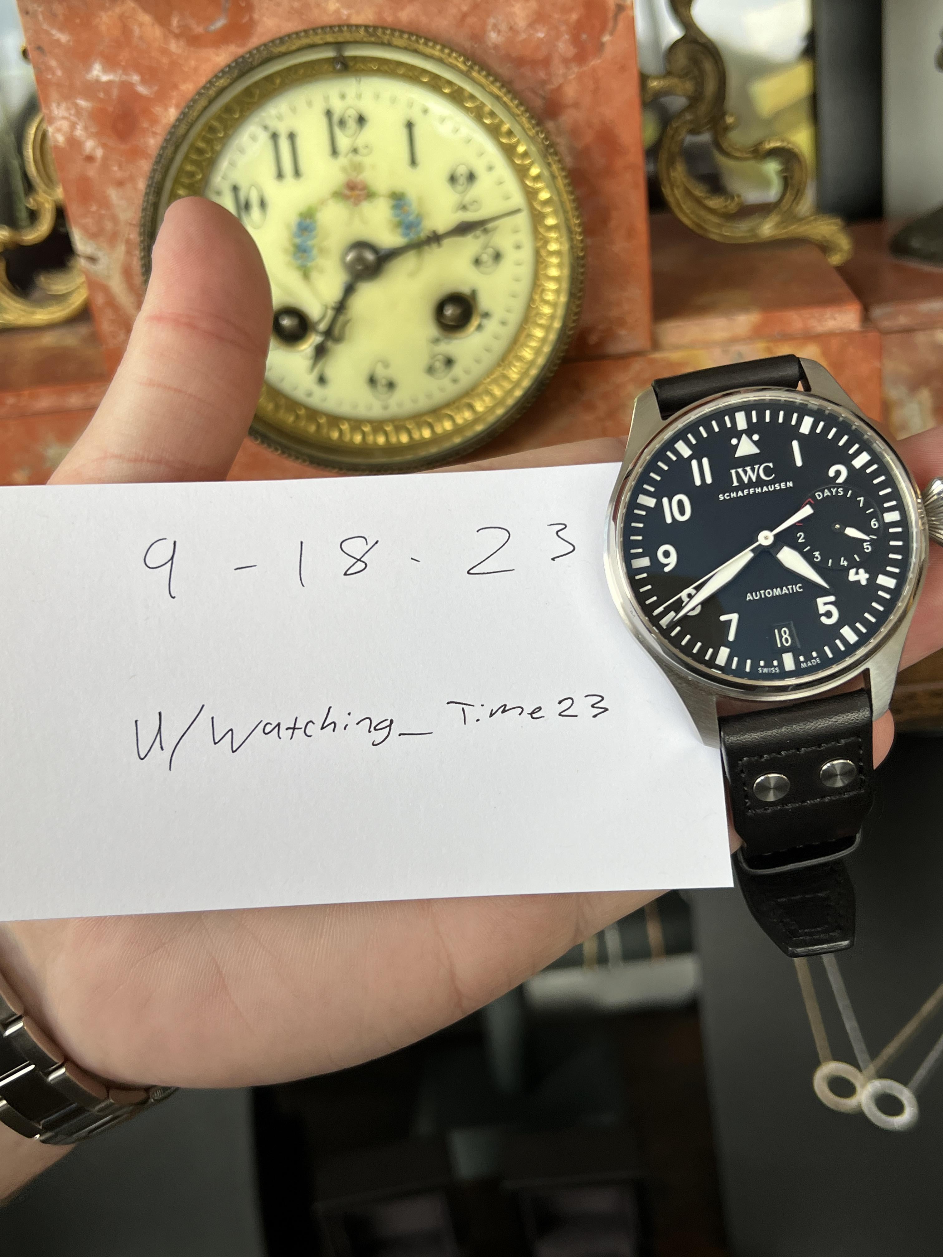 Iwc big hot sale pilot 501001