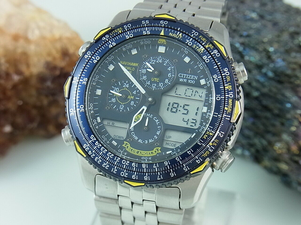 Citizen Promaster Eco-Drive Navihawk A-T JN0040-58L Price as of