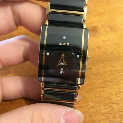 RADO Jubile Stainless Steel Black Dial Two-Tone Women's Watch R2445422 |  Fast & Free US Shipping | Watch Warehouse