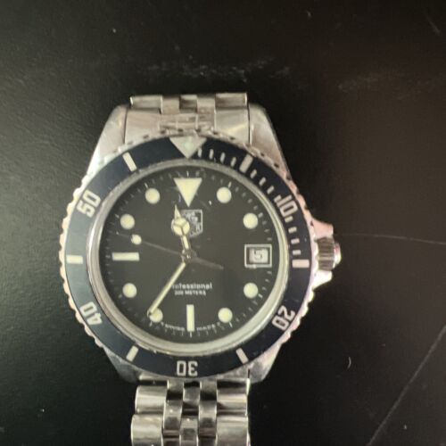 TAG HEUER 1000 PROFESSIONAL 980. 013N Watch Is Navy Battery