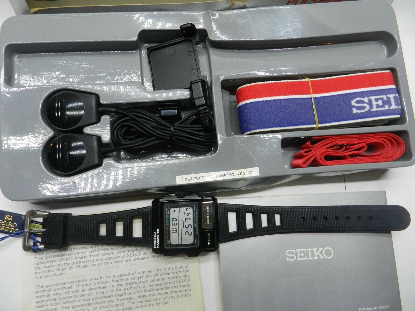 Seiko PULSEMETER S234-501A Colonial Marine Watch W/Manuals & original Box!  | WatchCharts