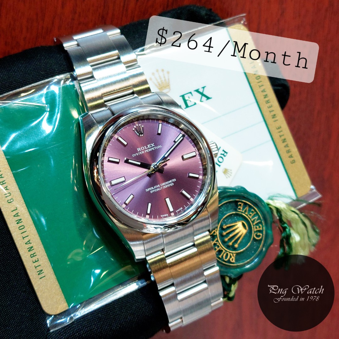 Rolex oyster outlet perpetual purple face