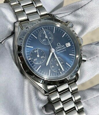 Omega Speedmaster Date Chronograph 39mm Blue 3511.80.00 3511.80