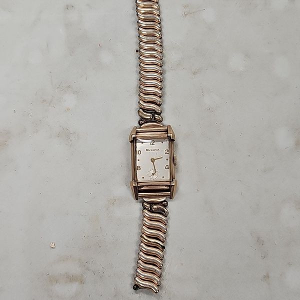 Montre Vintage Bulova Plaqué Or 10K - Mécanique à Remontage Manuel - Pour Femme