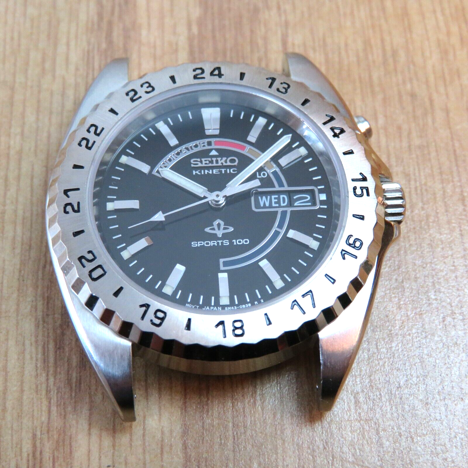 Seiko Kinetic Watch 5M43-0A99 SKJ057 SKJ 057 - Sales rep sample