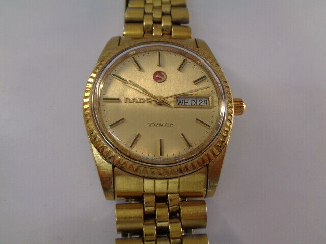 Rado voyager gold plated hotsell