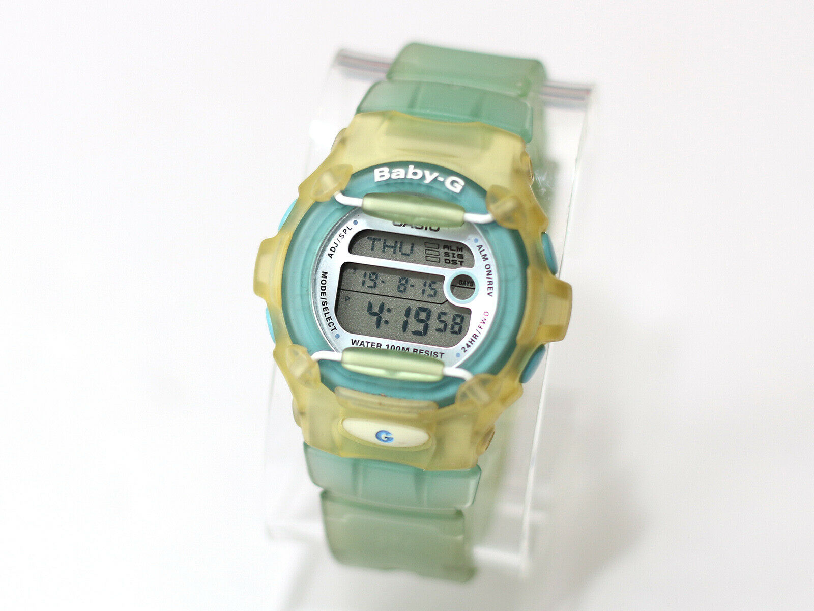kny24386#154 G-SHOCK＆BABY-G Casio Baby-g Bg-154 Watch Jelly Band Battery for sale online